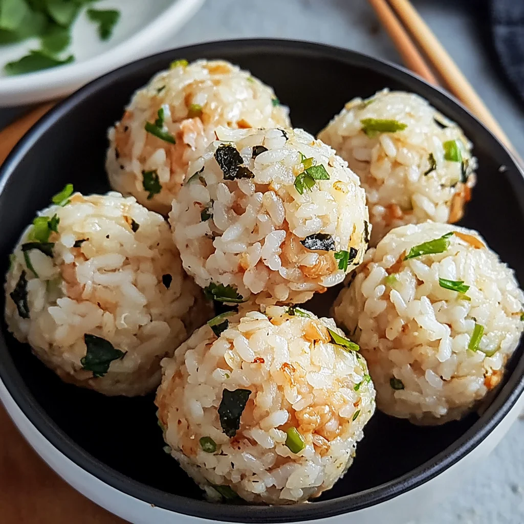 Healthy Tuna Rice Balls