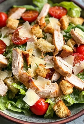 Healthy Turkey Caesar Salad Recipe