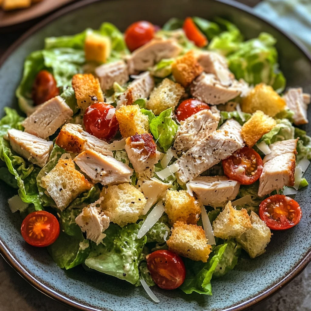 Healthy Turkey Caesar Salad Recipe image 2
