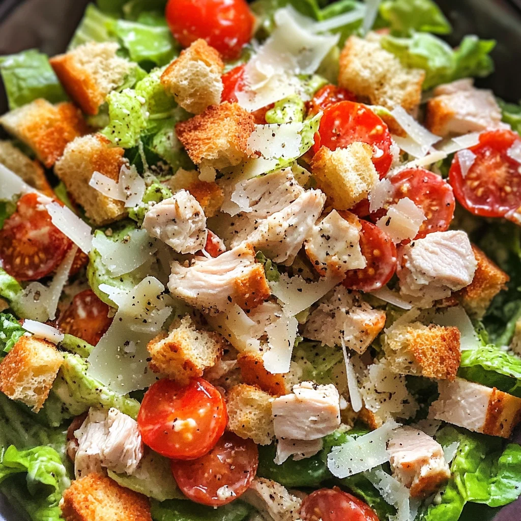 Healthy Turkey Caesar Salad Recipe image 4