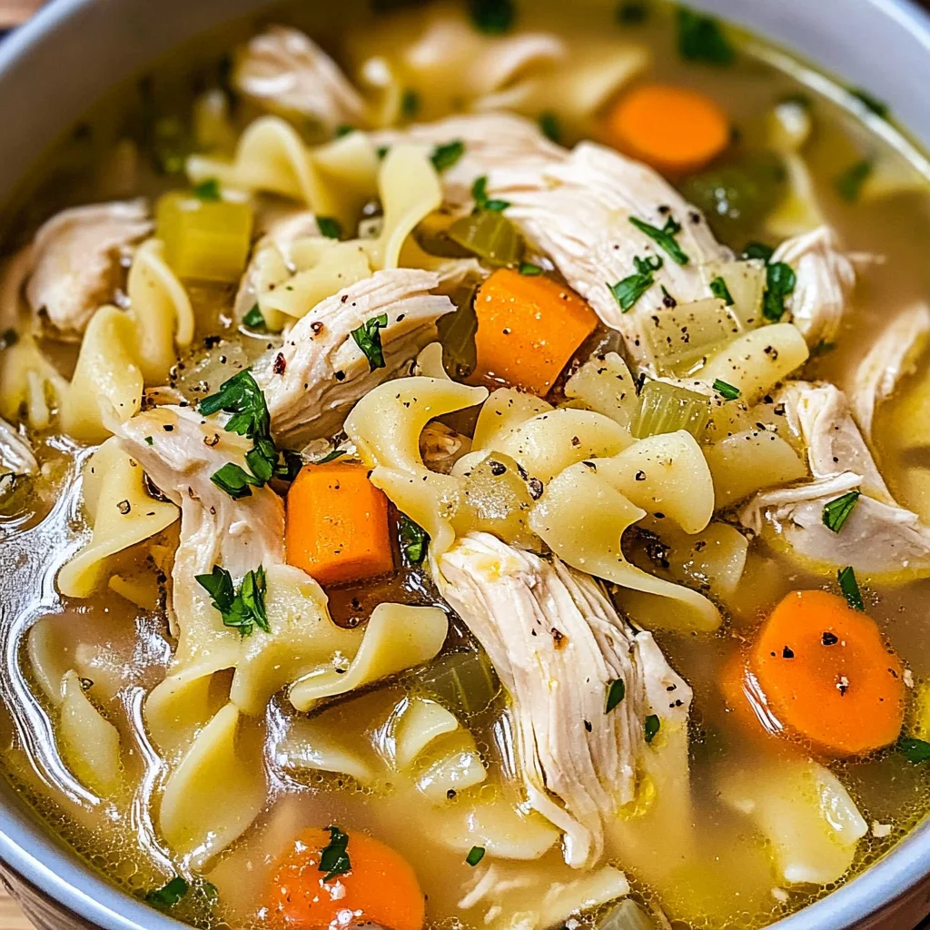 Instant Pot Chicken Noodle Soup