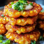 Irresistibly Crispy Cheesy Corn Fritters