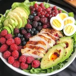 Keto Cobb Salad With Berries