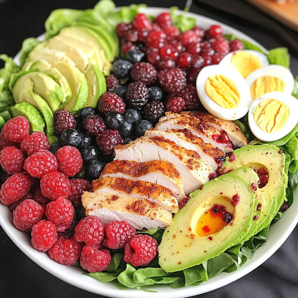 Keto Cobb Salad With Berries