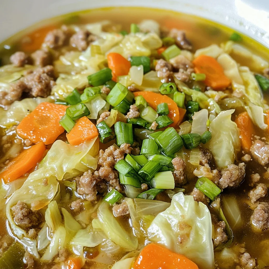 Keto Egg Roll Soup