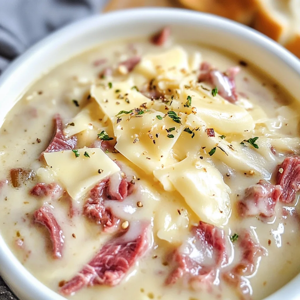 Keto Reuben Soup Recipe