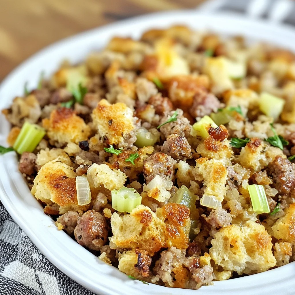 Keto Sausage Stuffing Recipe