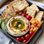 Lunch Box Hummus and Crackers