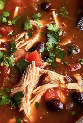 Mexican Chicken and Black Bean Soup