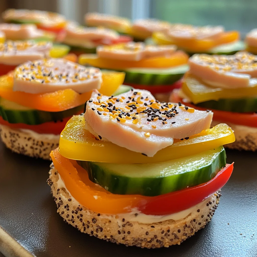 Mini Bagel Sandwiches for the Pool image 3