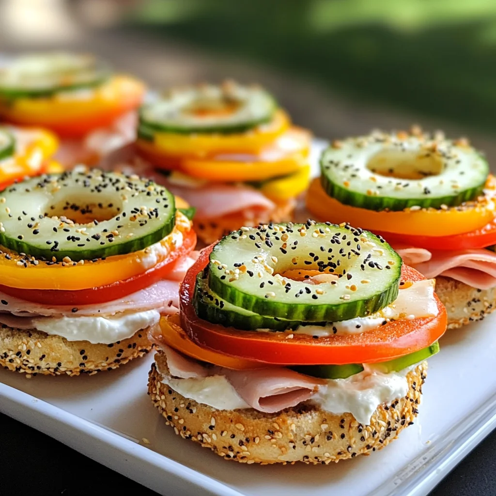 Mini Bagel Sandwiches for the Pool image 4