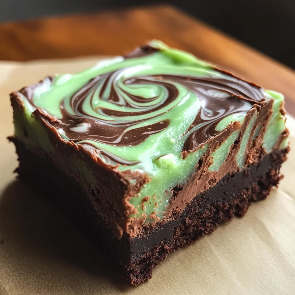Mint Brownie Swirl Fudge image 2