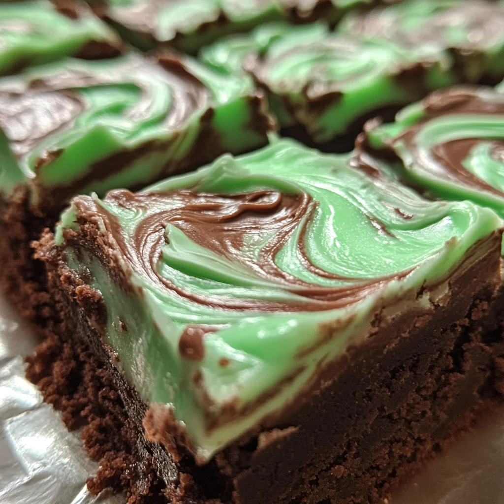 Mint Brownie Swirl Fudge image 3