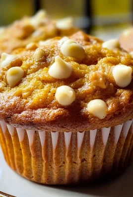 Moist Pumpkin White Chocolate Chip Muffins