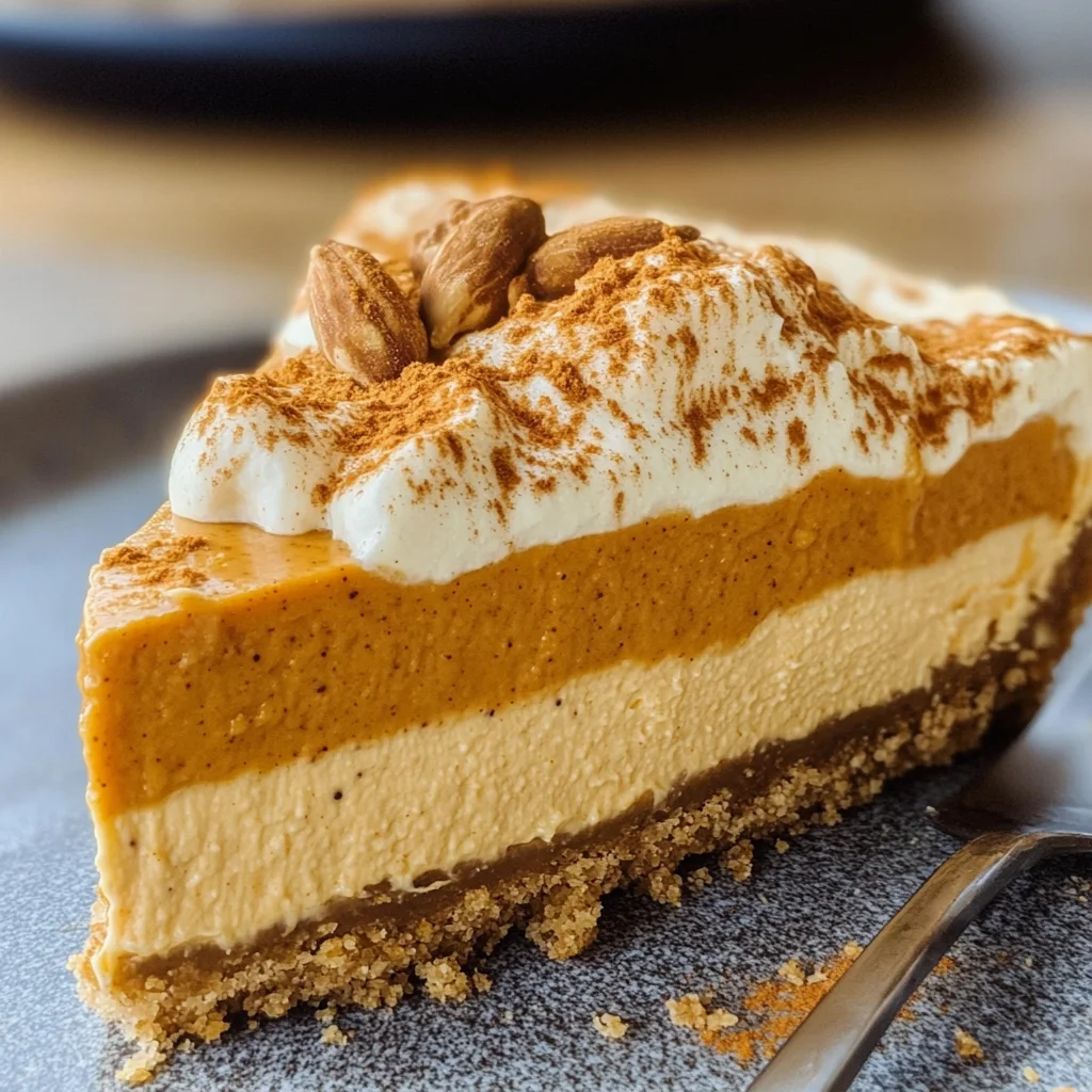 No Bake Pumpkin Cheesecake