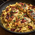 One Pan Marry Me Chicken Orzo – A Creamy Dream Dinner Without the Mess