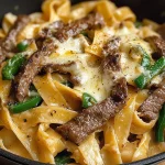 Philly Cheesesteak Pasta