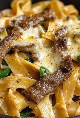 Philly Cheesesteak Pasta
