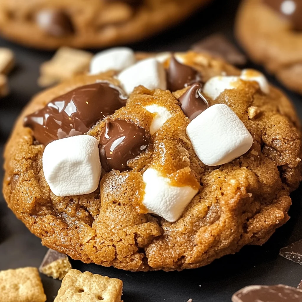 Pumpkin S’mores Cookies