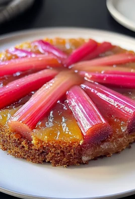 Rhubarb Upside-Down Cake
