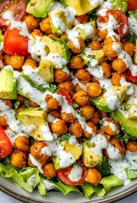 Roasted Chickpea Avocado Salad