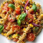 Roasted Corn and Tomato Pasta Salad
