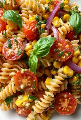 Roasted Corn and Tomato Pasta Salad