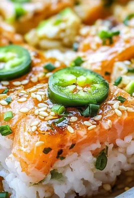 Salmon Sushi Bake