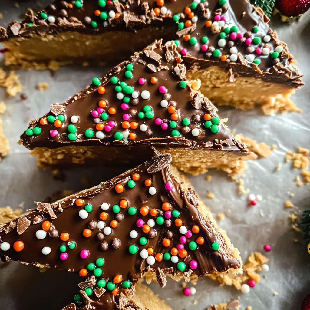 Salted Peanut Butter Christmas Trees