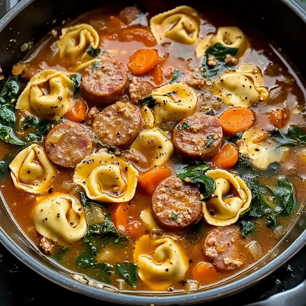 Sausage Tortellini Soup Recipe