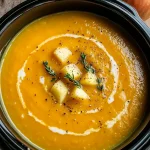 Slow Cooker Butternut Squash Soup