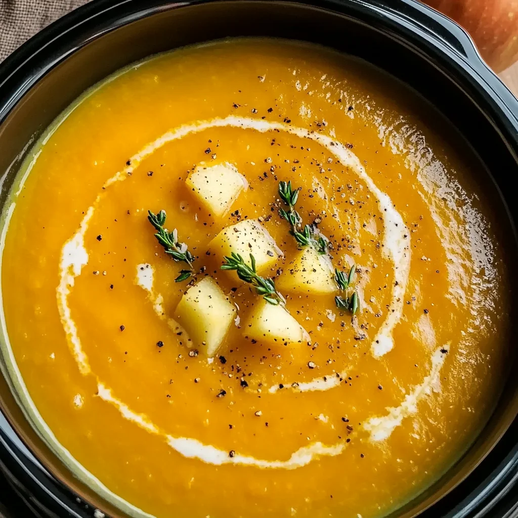 Slow Cooker Butternut Squash Soup