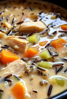 Slow Cooker Chicken Wild Rice Soup
