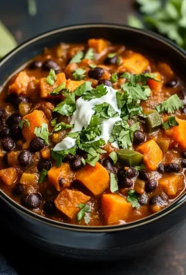 Slow Cooker Sweet Potato Black Bean Chili