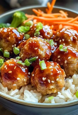 Sweet Chili Chicken Meatball Bowls