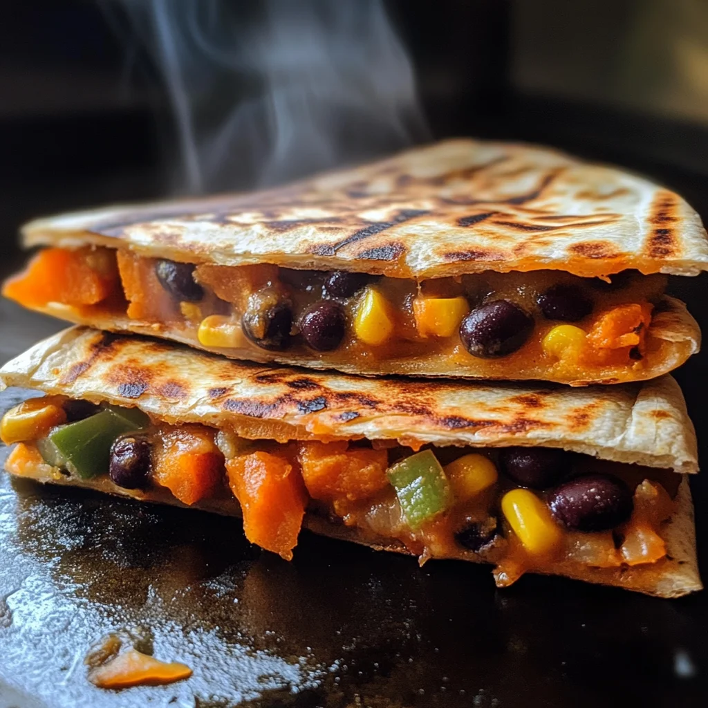 Sweet Potato Black Bean Quesadillas Recipe