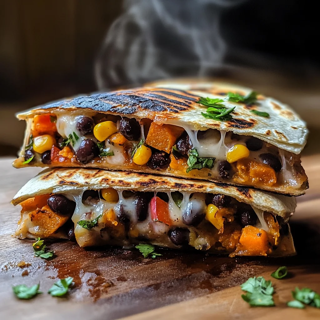 Sweet Potato Black Bean Quesadillas Recipe image 2