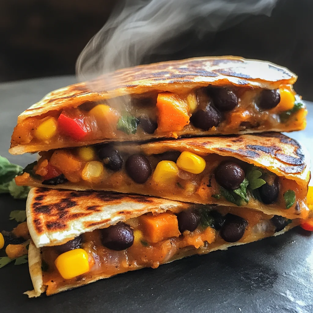 Sweet Potato Black Bean Quesadillas Recipe image 3