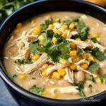 The Easiest Crockpot White Chicken Chili with Cream Cheese