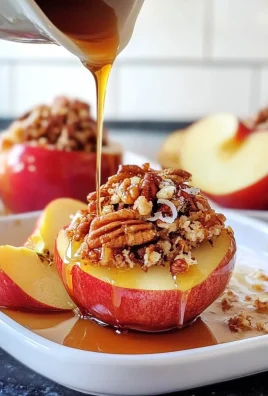 Vegan Twice Baked Maple Pecan Apples