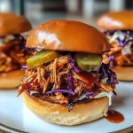 BBQ Pulled Chicken Sliders – Easy and Juicy
