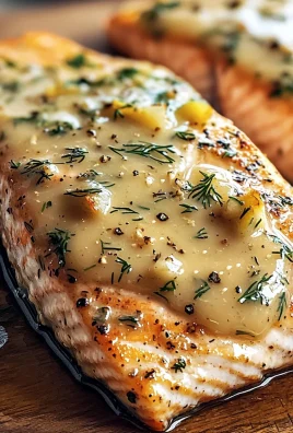 Baked Salmon with Amazing Lemon Sauce