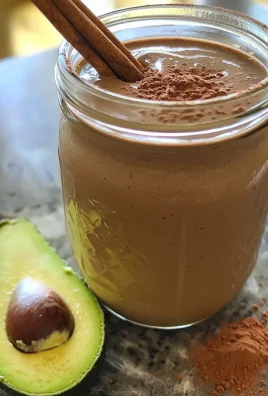Chocolate Avocado Protein Smoothie