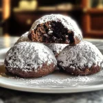 Chocolate Snowball Cookies