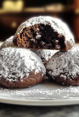 Chocolate Snowball Cookies