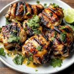 Coconut Lime Grilled Chicken Thighs