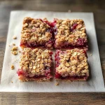 Cranberry Sauce Oat Bars