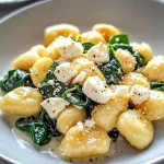 Creamy Gnocchi with Spinach and Feta