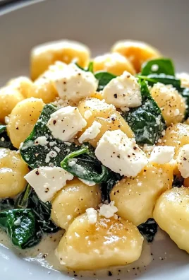 Creamy Gnocchi with Spinach and Feta