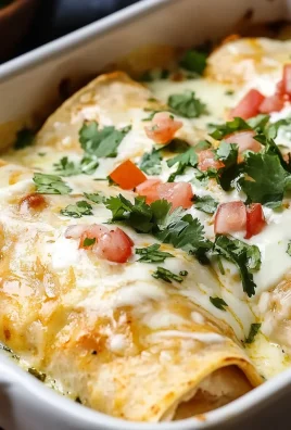 Delicious Chicken Enchiladas with Sour Cream White Sauce Recipe